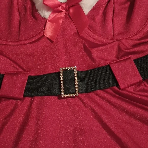 RSLOVE Red and White Santa Chemise - Picture 4 of 12